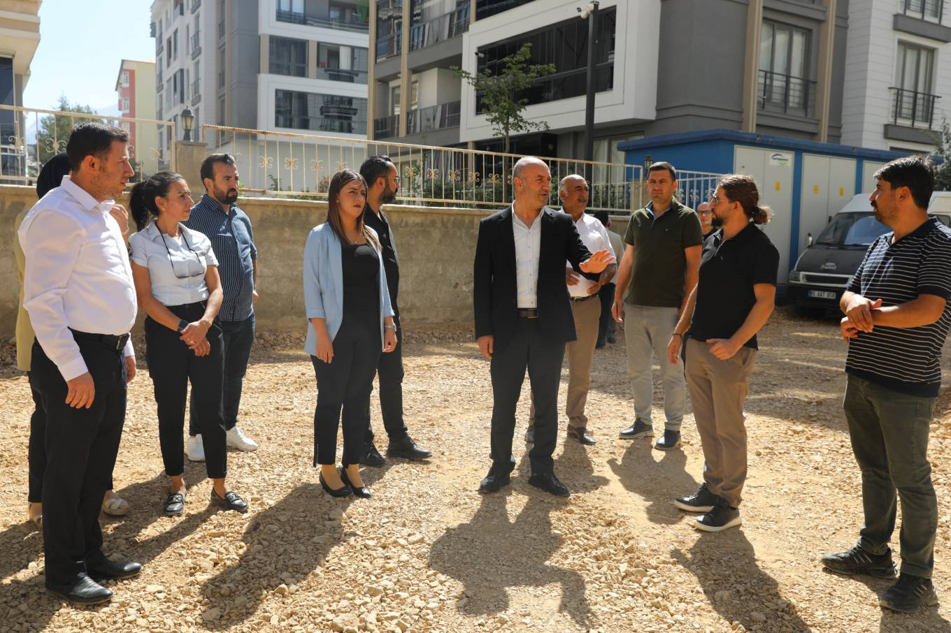 Eşbaşkanlar Yol Çalışmalarını Yerinde İnceledi