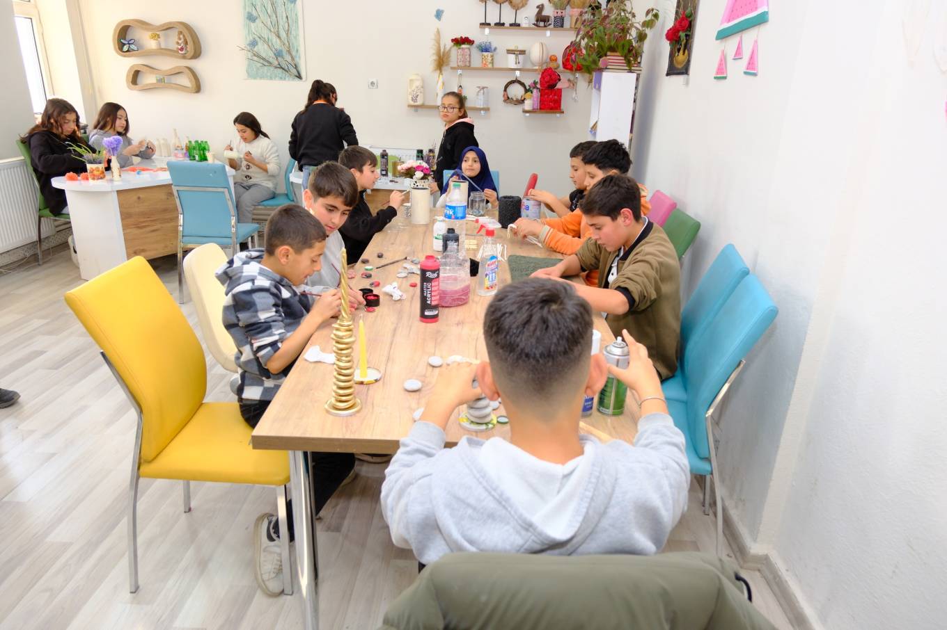 Çocuklar Sıfır Atık Atölyesinde Eğlenerek Üretiyor