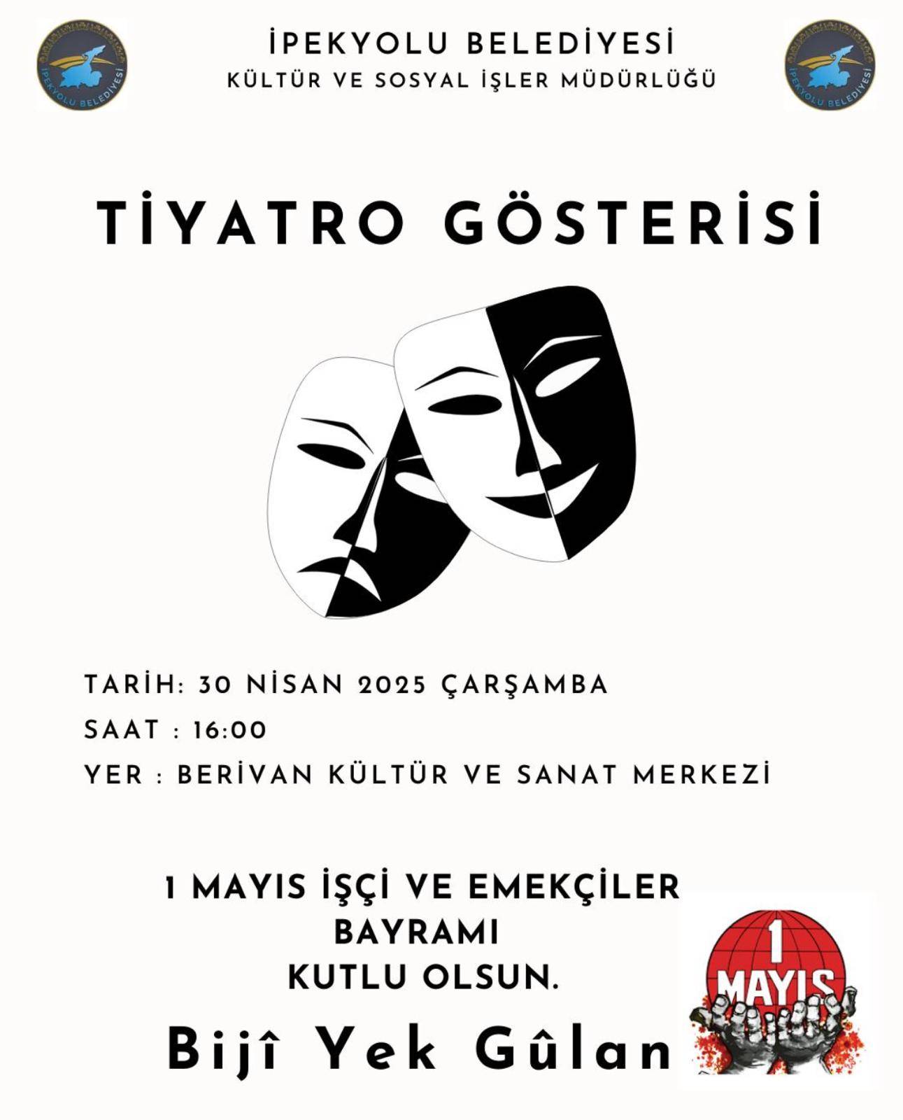 Tiyatro Gösterisine Davet